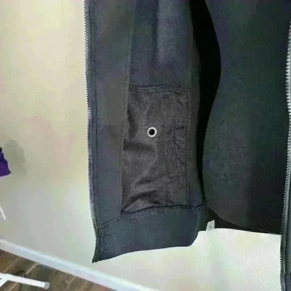 CG Habitats Standard Tech Zip Hoodie Jacket Black NWT Women Size Small - Picture 5 of 13